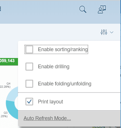 Le menu se remet à jour automatiquement sur SAP BO