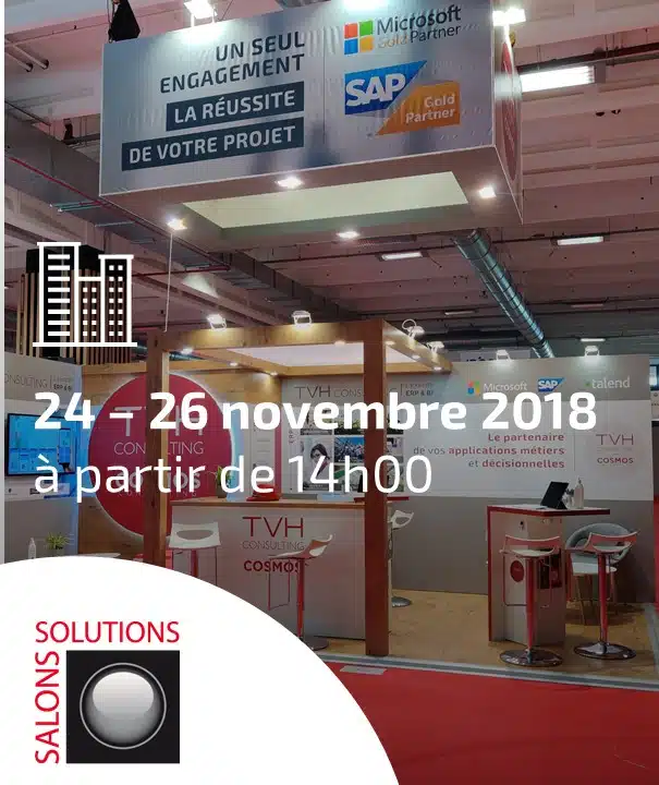 Salon Solution ERP 2018 avec la présence de TVH Consulting