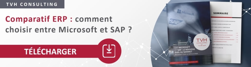 Le livre blanc du comparatif ERP entre Microsoft Dynamics 365 et SAP S/4HANA 