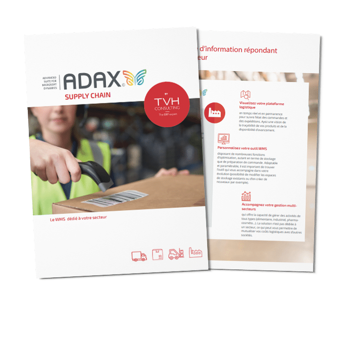 Consultez les fonctionnalités du WMS ADAX Supply Chain