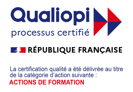 certifié Qualiopi avec actions de formation